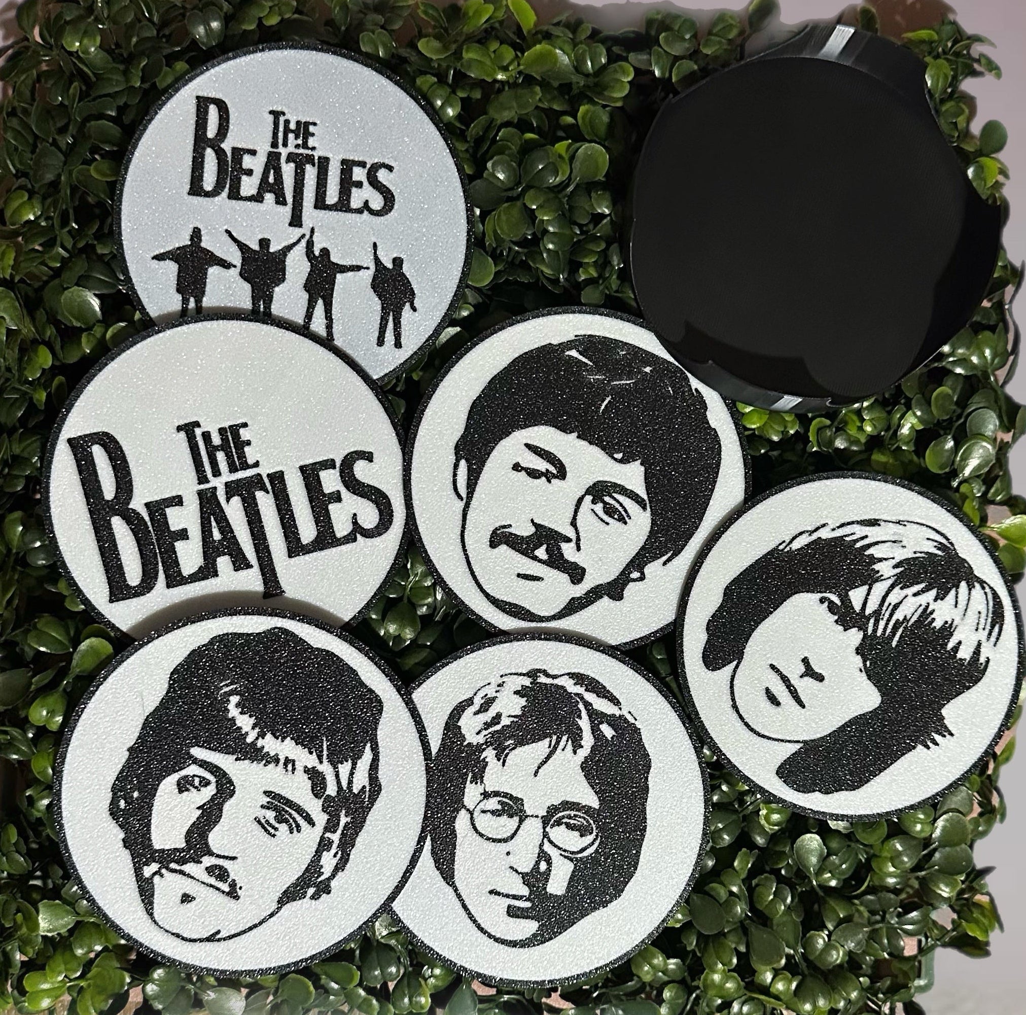 Coasters with coaster holder