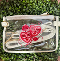 Heartbreaker clear crossbody.