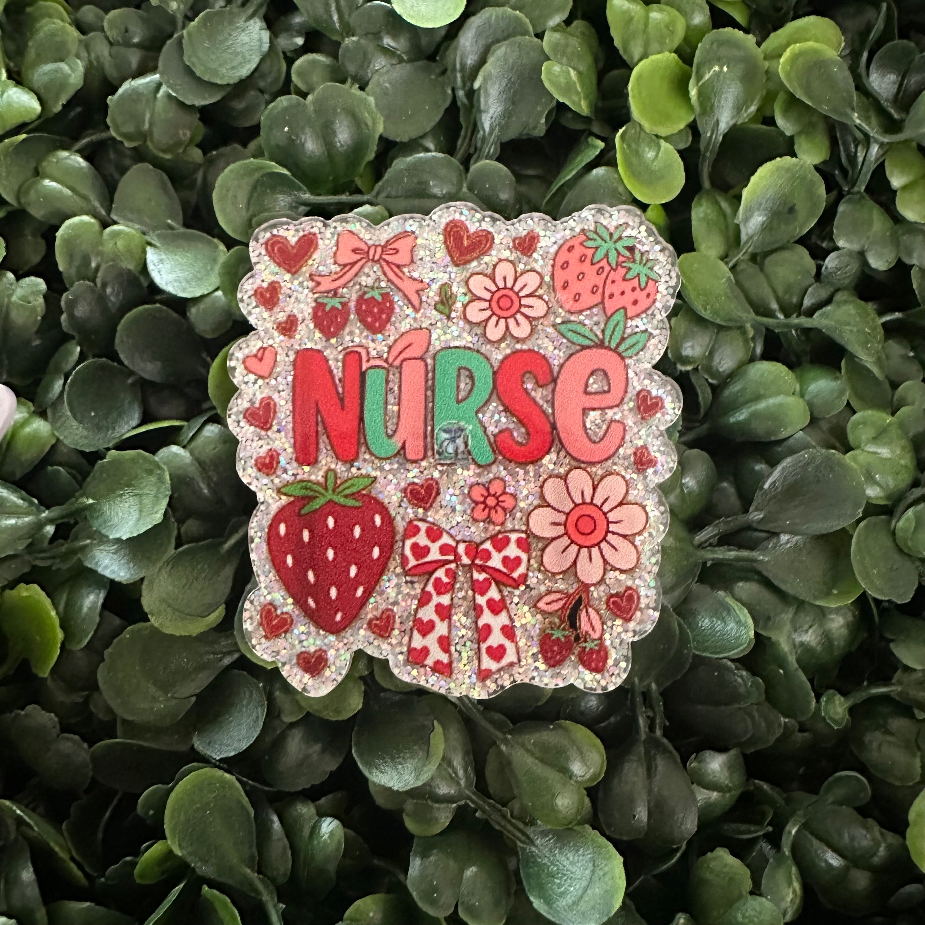 Nurse & Medical-Themed Badge Reels 💉💖