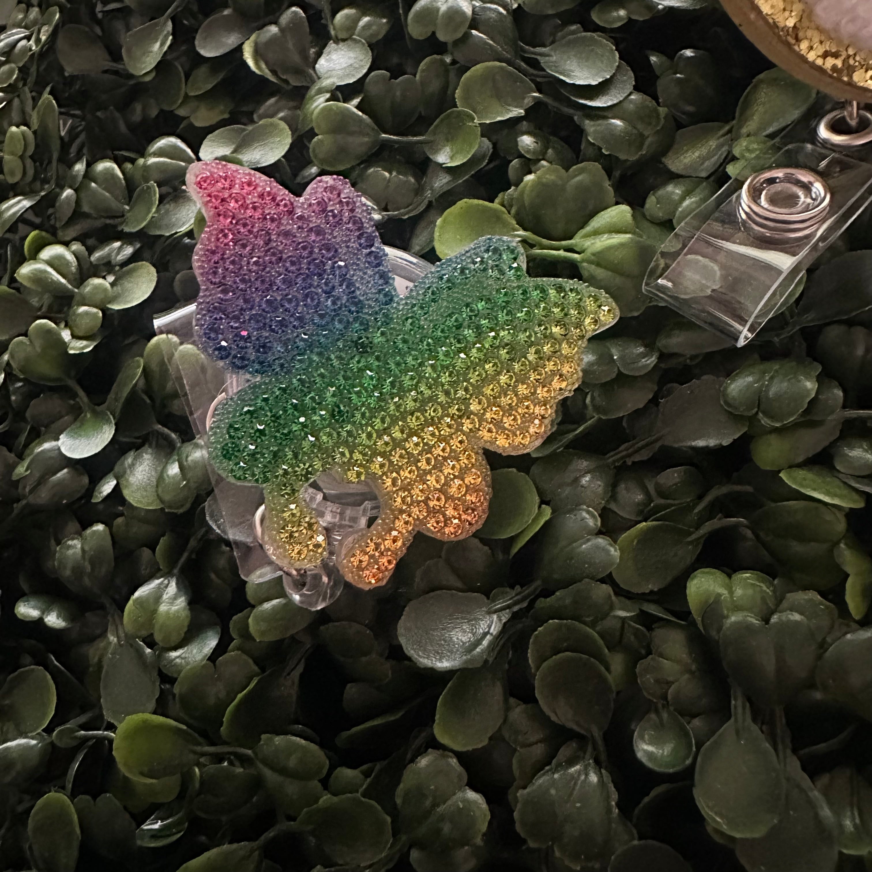 ✨ Glitter Mouse-Head Badge Reels ✨