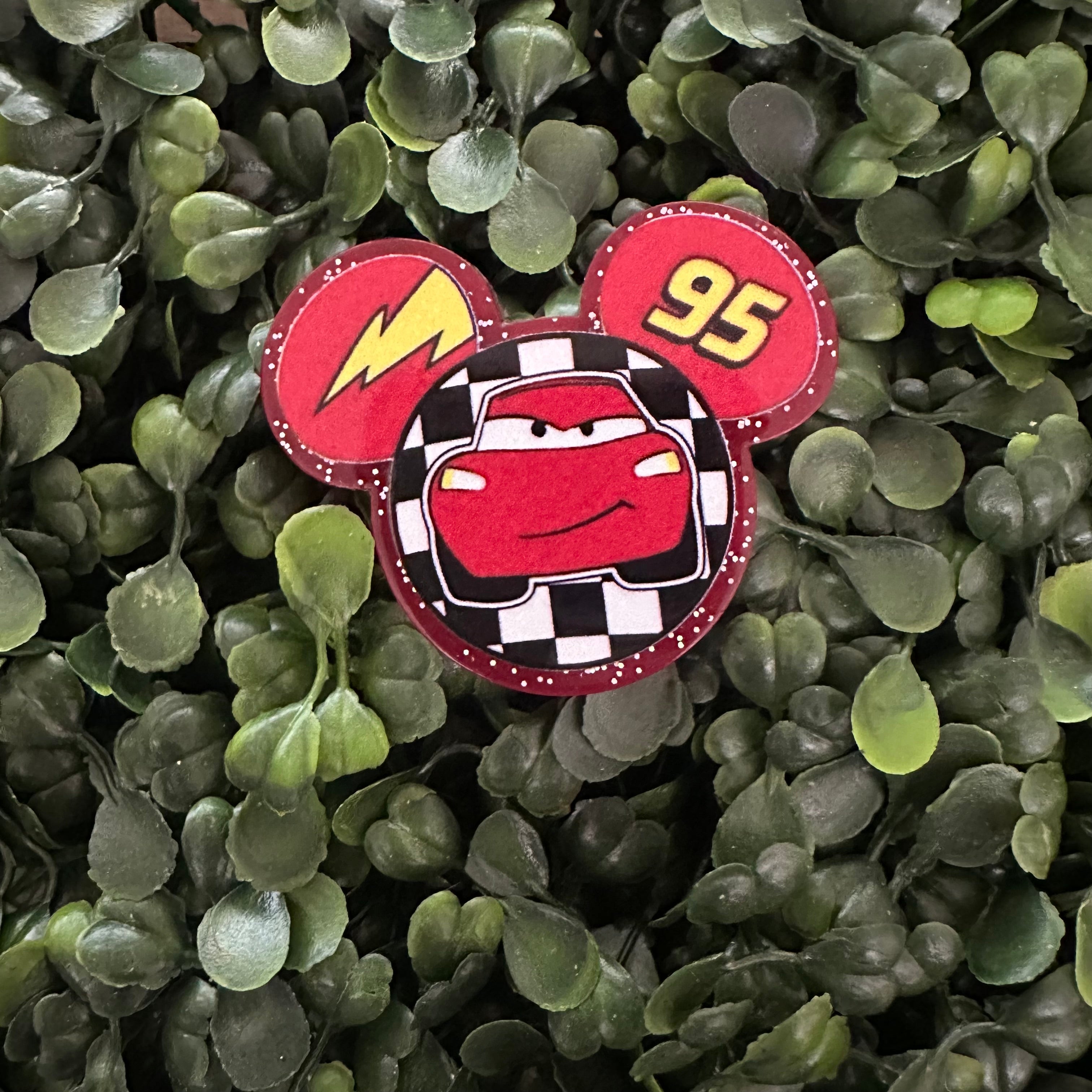 ✨ Glitter Mouse-Head Badge Reels ✨