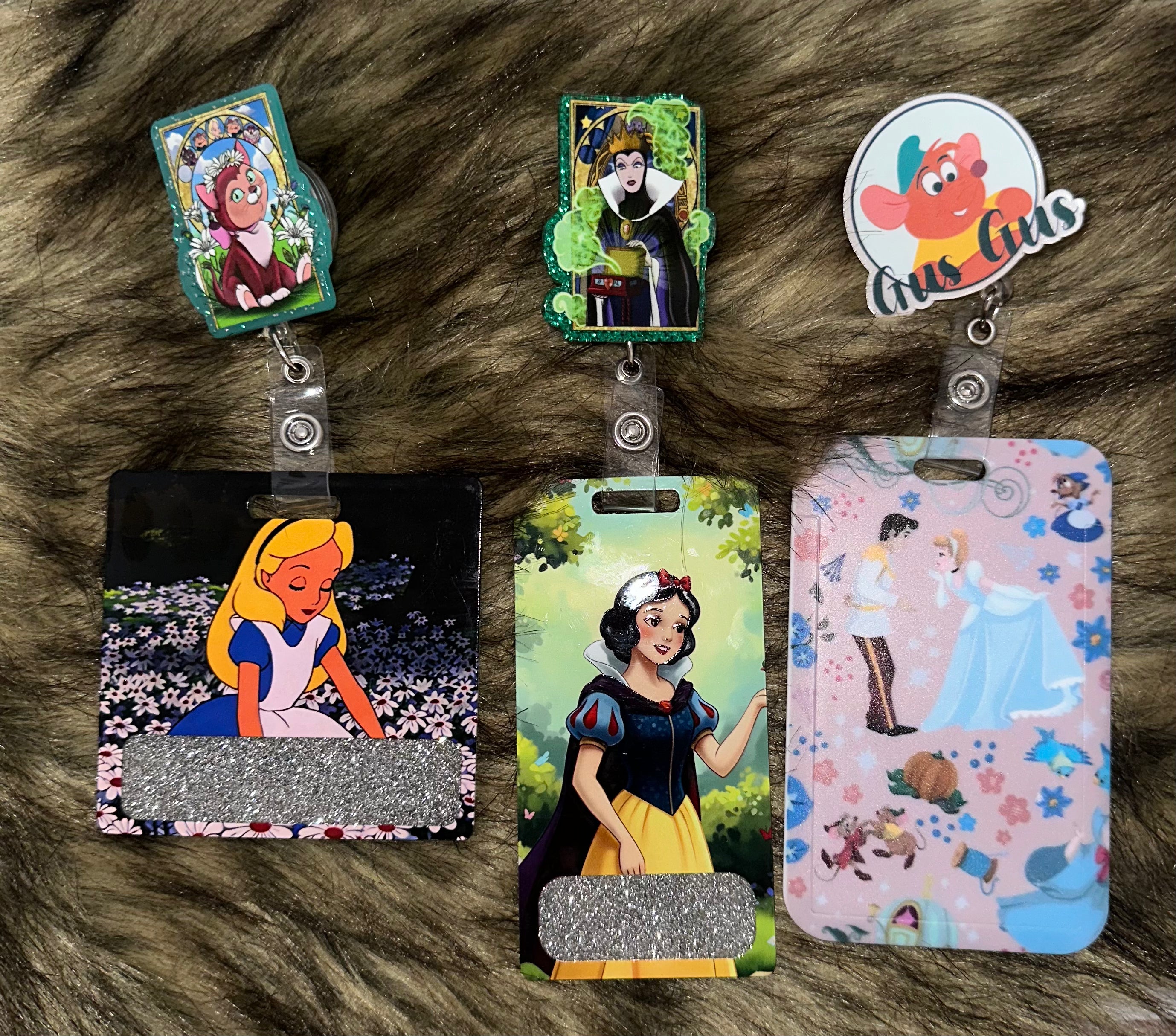 Character Badge Reel + ID Holder Sets